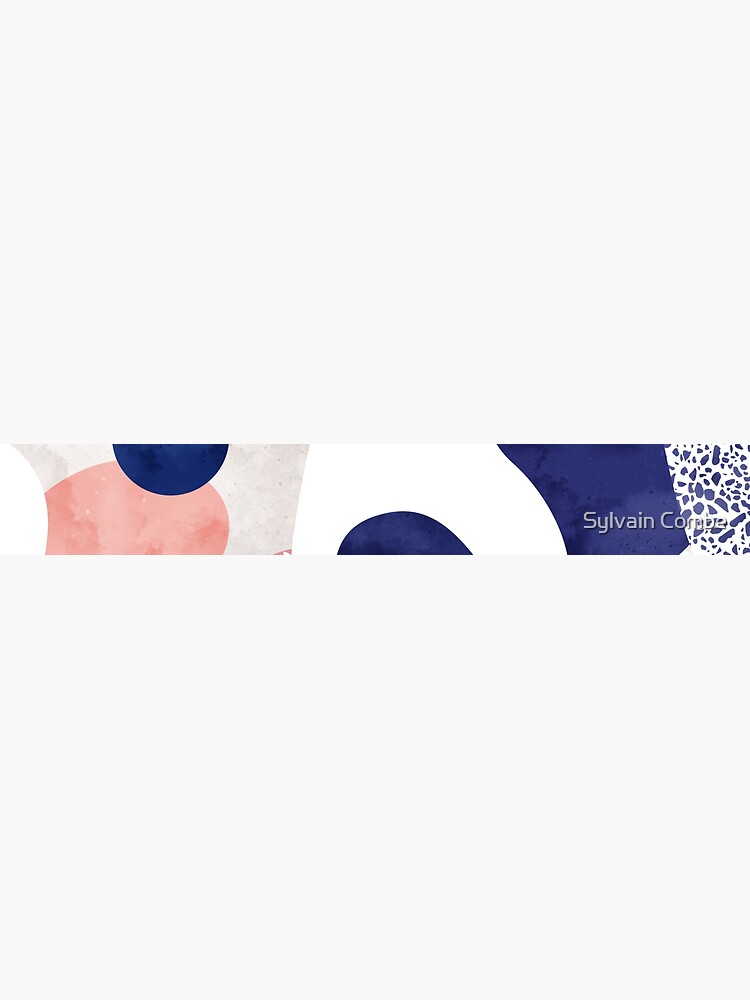 Terrazzo galaxy pink blue white by SylvainCombe