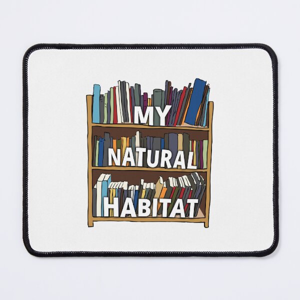Item preview, Every bookworm's natural habitat- Bookshelf, Bookshelf Lover designed and sold by The Bookworm Store.