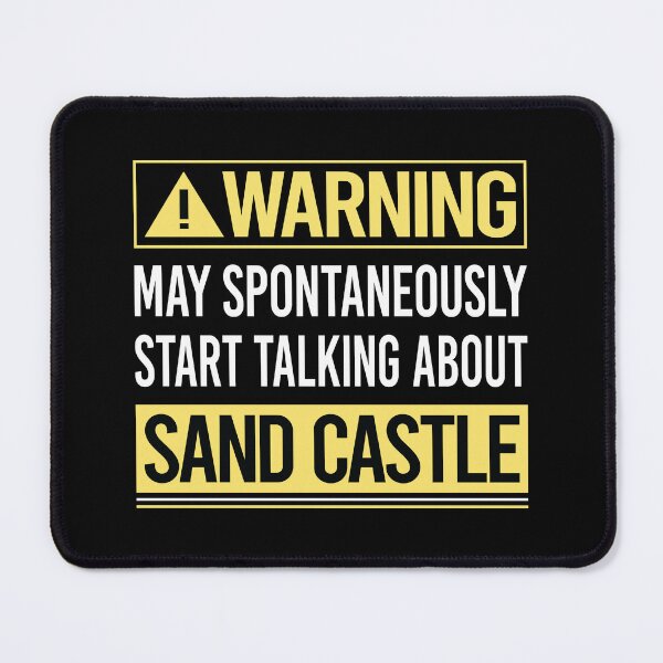 Item preview, Warning About Sand Castle designed and sold by WrightTrouble.