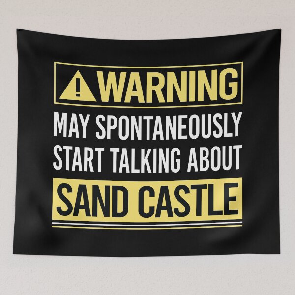 Item preview, Warning About Sand Castle designed and sold by WrightTrouble.