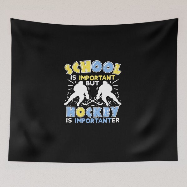 Item preview, School Is Important But Hockey Is Importanter Classic T Shirt designed and sold by LANDONHOWARD.