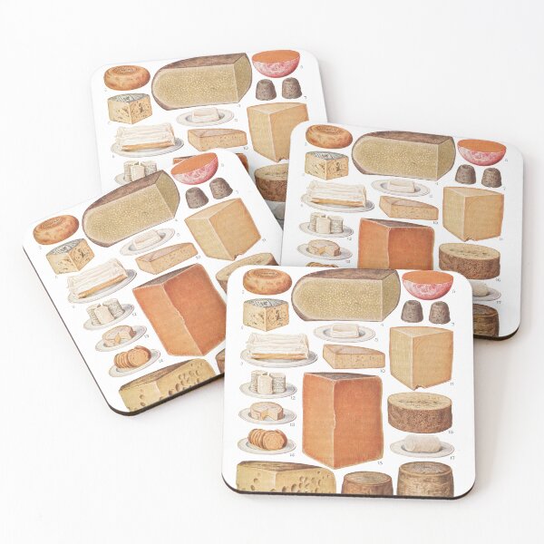 Item preview, Vintage Mrs Beeton's Cheese Poster Print (No Background) designed and sold by Old Soul Vintage .