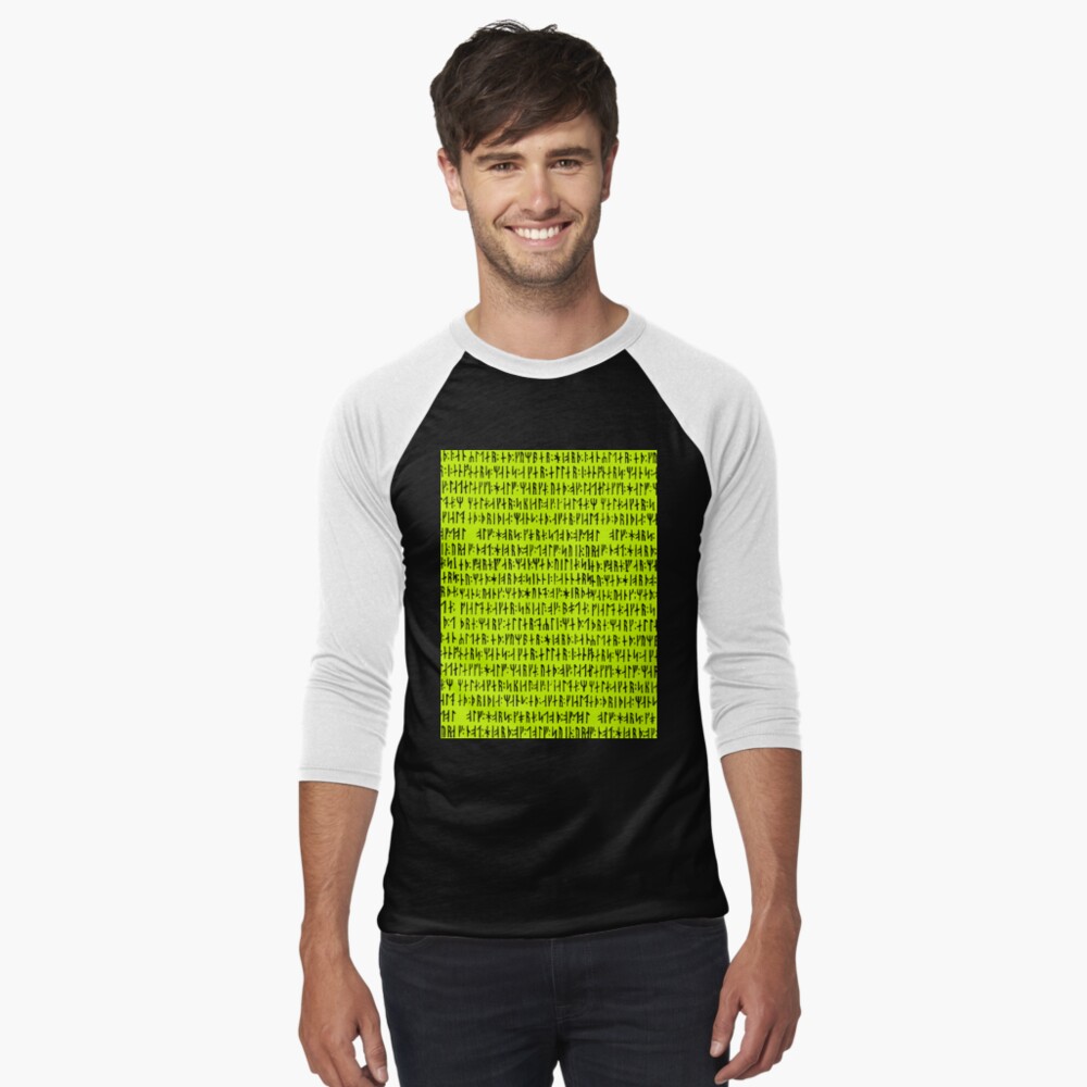 Item preview, Baseball ¾ Sleeve T-Shirt designed and sold by Odinist.
