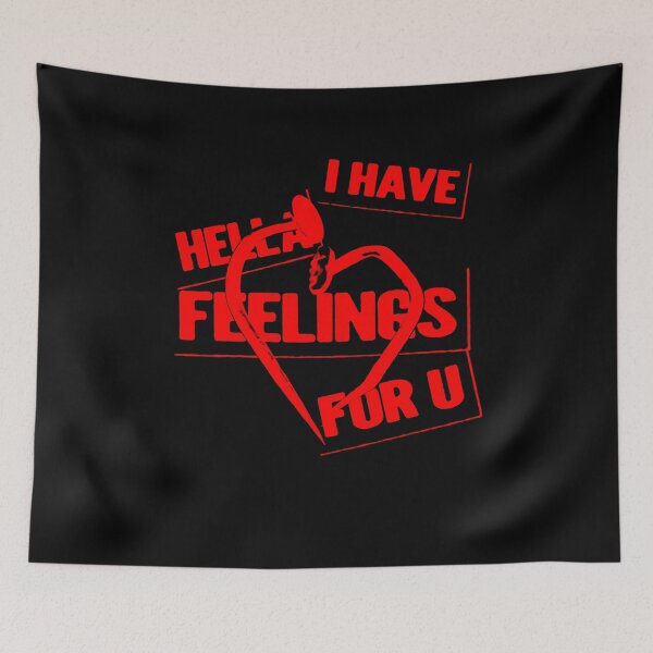 Item preview, HELLA FEELINGS Red Blackbear  designed and sold by ainacab.
