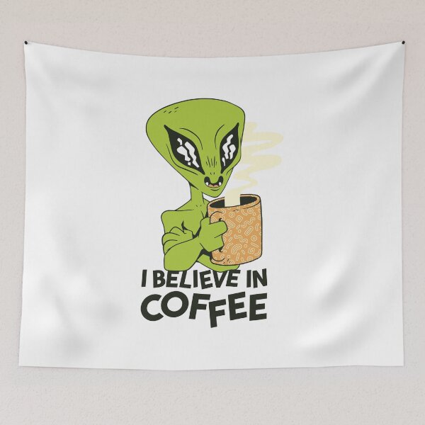 Item preview, alien belive in coffee designed and sold by aither81.