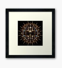 Tesla mandala Framed Print