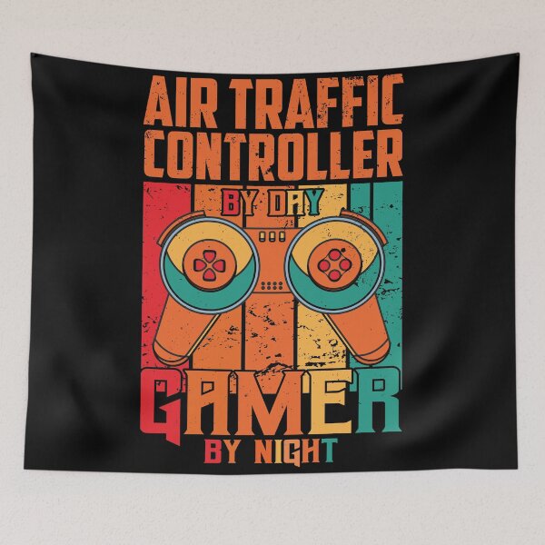 Item preview, Air Traffic Controller By Day Gamer By Night: ATC Funny Air Traffic Control Gift designed and sold by Adexyl.