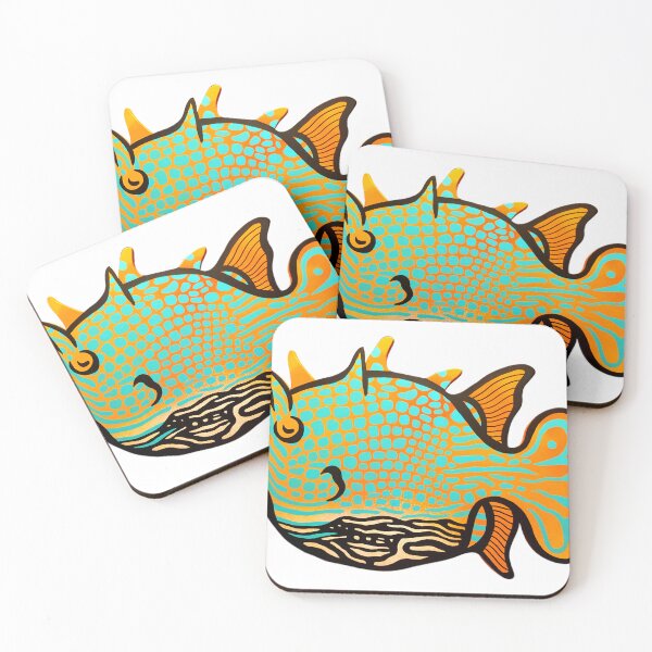 Item preview, Ornate Cowfish designed and sold by azzurroarts.