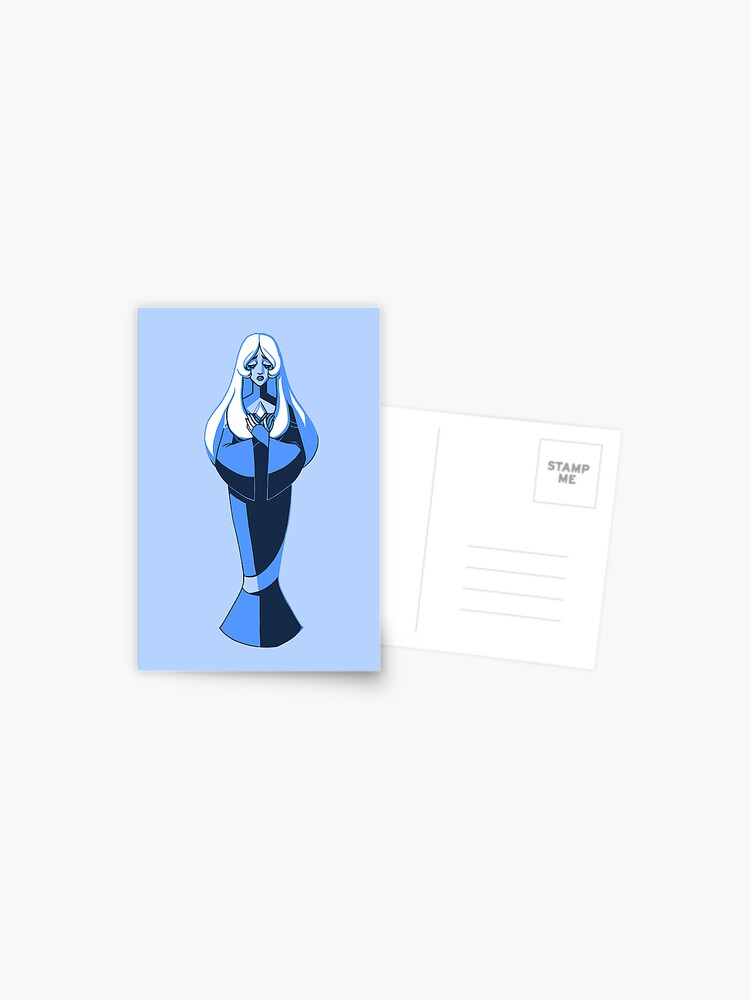 Steven Universe: Blue Diamond" Postcard for Sale by Atenovx | Redbubble