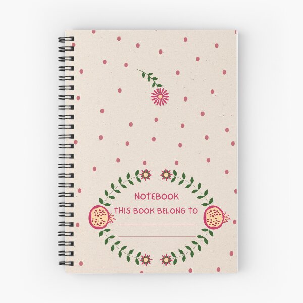 Item preview, Botamical College Ruled Notebook Diary Planner designed and sold by bonus24.