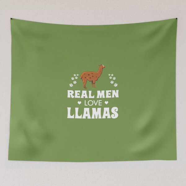 Item preview, Real Men Love Llamas  designed and sold by AlwaysAwesome.
