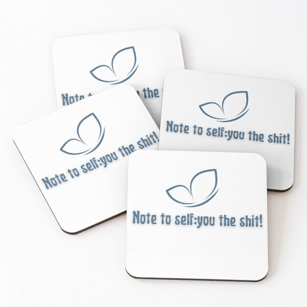 Item preview, note to self:you the shit! designed and sold by cutedream.