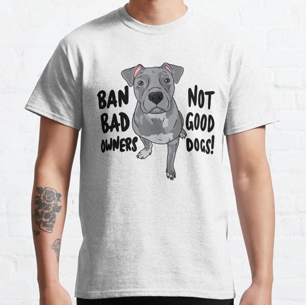 Item preview, Ban bad owners, not good dogs! designed and sold by NicoleHarvey.