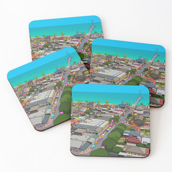 Item preview, Brunch on Jetty Road Brighton designed and sold by azzurroarts.