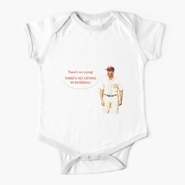 No Crying In Baseball Short Sleeve Baby One-Piece