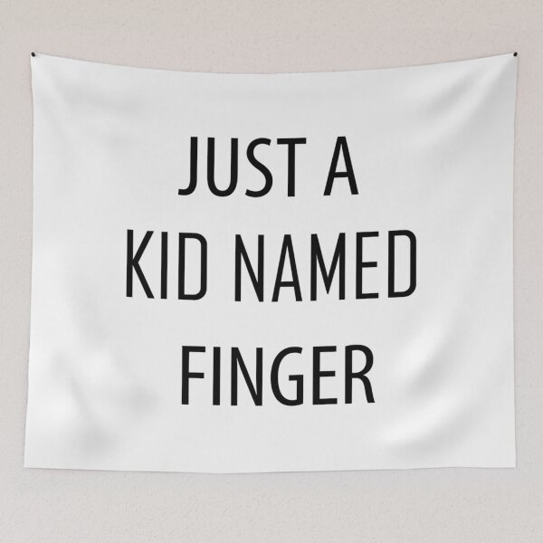 Item preview, Just a kid named finger   designed and sold by SuzansNewton.