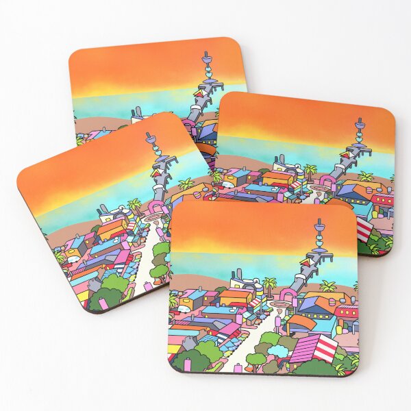 Item preview, Jetty Road Sunset designed and sold by azzurroarts.