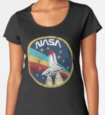 Nasa Vintage Farben V01 Frauen Premium T-Shirts