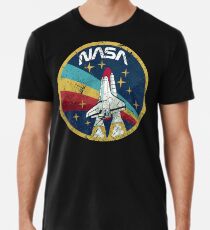 Camiseta premium para hombre Nasa Vintage Colors V01