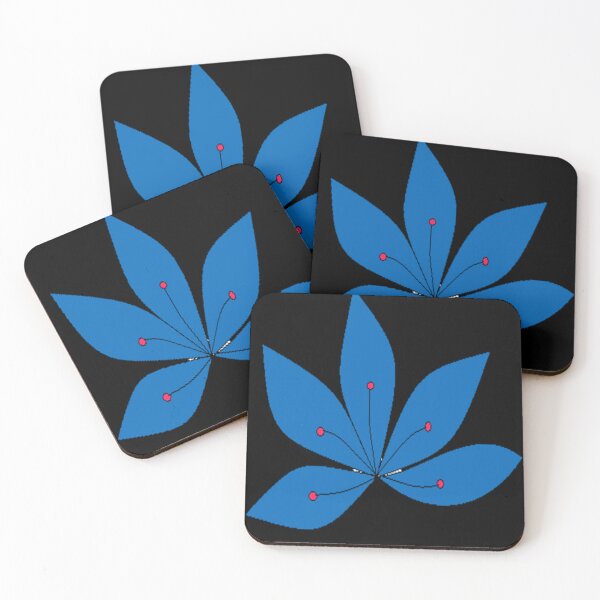 Item preview, Beautiful blue flower pattern  designed and sold by Darkies-store.