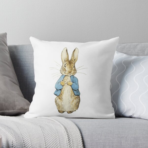 Cheeky Butt Bunny Cozy Fall Pumpkin Patch - Halloween - Pillow