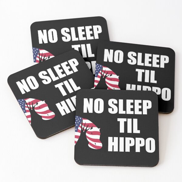 Item preview, No Sleep Til Hippo  designed and sold by tobyjrobinson.