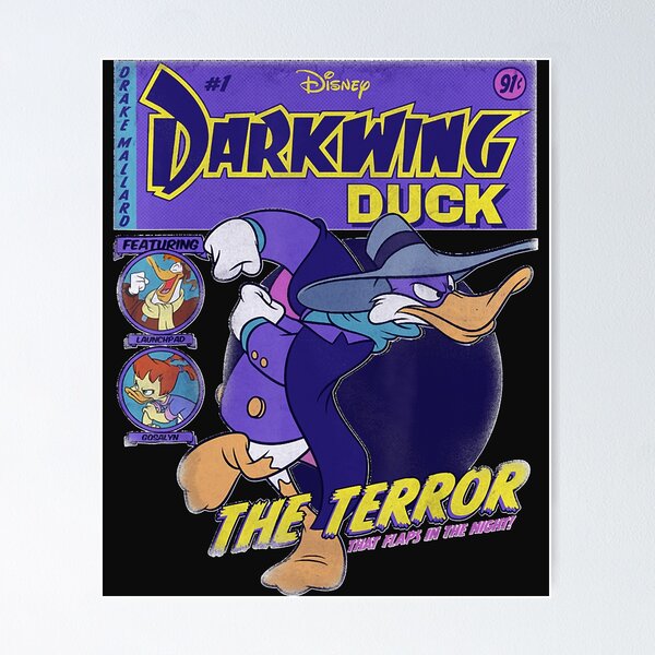 Darkwing Duck 11x17 Cardstock Poster Great colors amazing poster