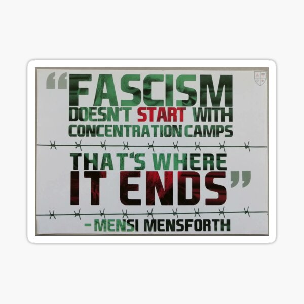 Item preview, Bewusstsein für die Gefahren des Faschismus verbreiten designed and sold by LeftLibertarian.