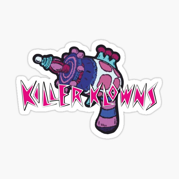 Killer Klowns from outer space, PISTOLA. Sticker
