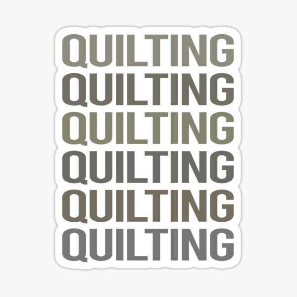 Item preview, Gray Text Art Quilting Quilt Quilter designed and sold by StoreCalamity.