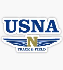 USNA - Track and Field Sticker