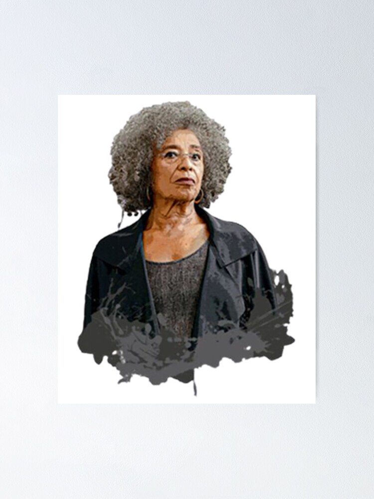 “Angela Davis ANGELA DAVIS” Poster for Sale by CoreyStorey | Redbubble