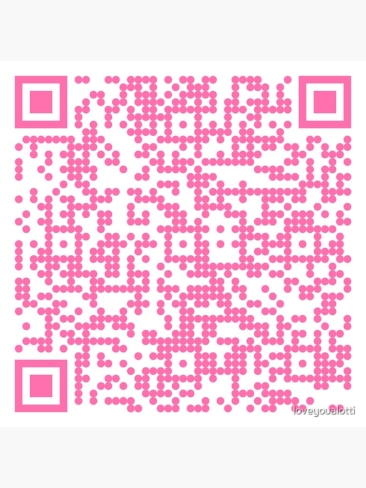 "Harry's house QR code scan pink" Sticker for Sale by loveyoualotti