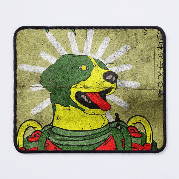 Item preview, dog in green astronaut suits designed and sold by Brotherconk.