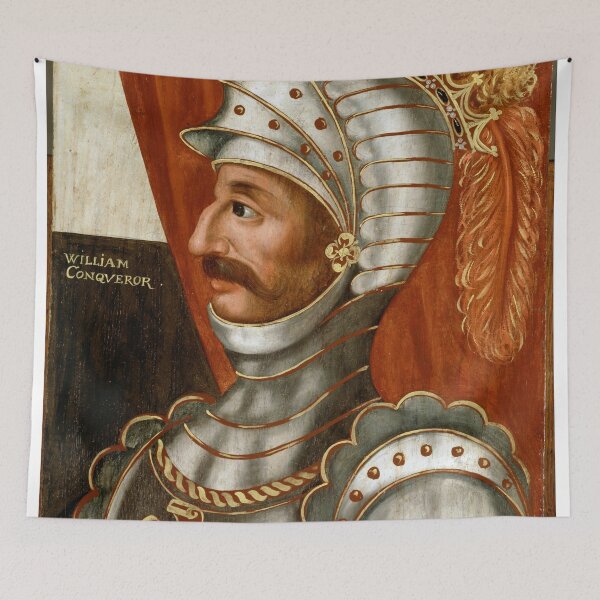 Item preview, Vintage William The Conqueror Painting  designed and sold by BravuraMedia.