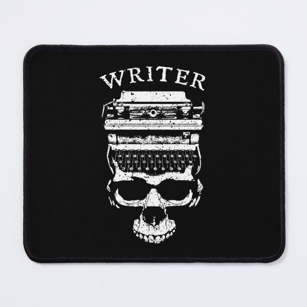 Item preview, Writer Halloween Indie Author Novelist Typewriter Skull designed and sold by GrandeDuc.