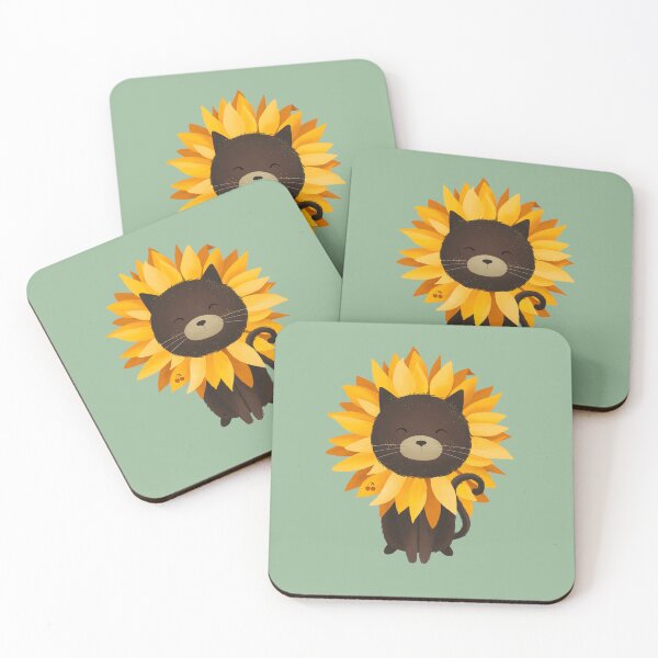 Item preview, Sunny sunflower cat designed and sold by Catcherry.