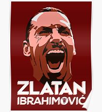 Zlatan The Red Poster