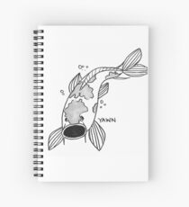 Cuaderno de espiral bostezo koi