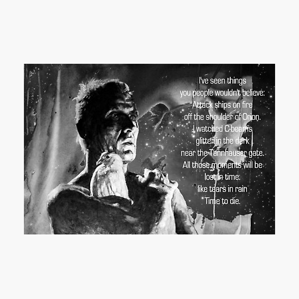 Artikel-Vorschau von LIKE TEARS IN RAIN... - quote, designt und verkauft von ARTito.