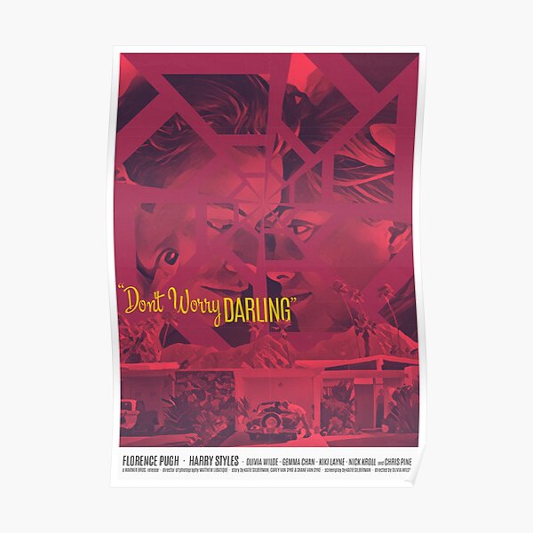 Don't Worry Darling (2022) - Movie poster design Poster