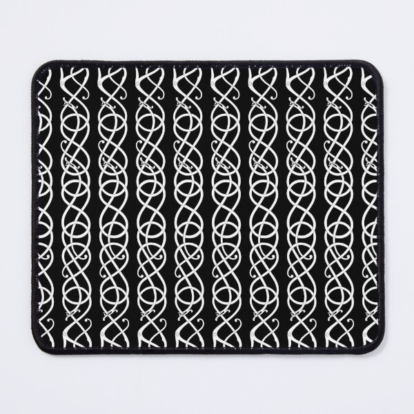 Item preview, Urnes scrollwork transparent white designed and sold by Odinist.