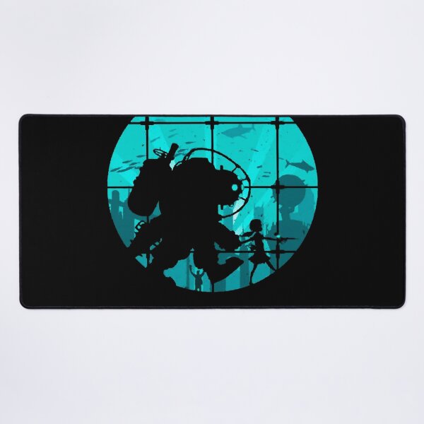 Vista previa del artículo con la obra «azul bioshock», diseñado y vendido por RosaliaLynne.