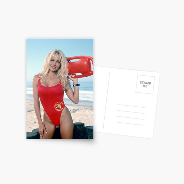 Pamela Anderson Baywatch Postcard