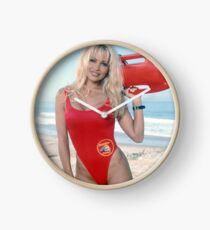Pamela Anderson Baywatch Clock