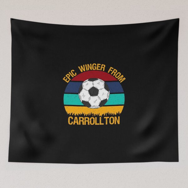 Item preview, Epic Winger From Carrollton Vintage Soccer Sticker designed and sold by sherylmuajerrie.