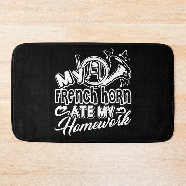 Item preview, French Horn - French Horn Ate My Homework designed and sold by UnknownArtistt.