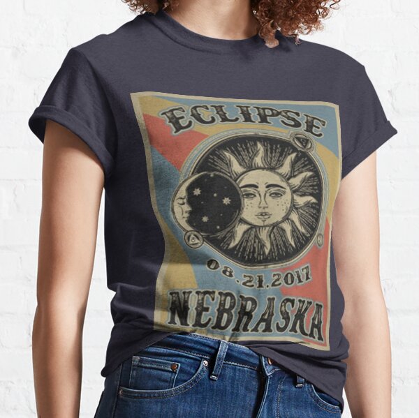 VINTAGE NEBRASKA SOLAR ECLIPSE 2017 SHIRT Classic T-Shirt