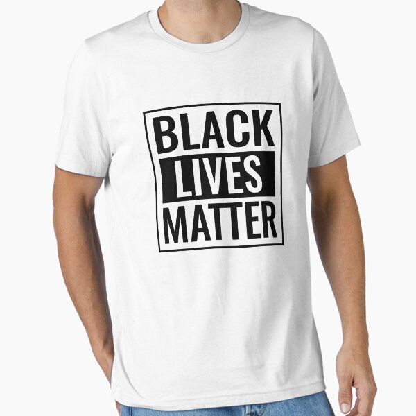 Vista previa del artículo con la obra «Las vidas negras importan la camiseta», diseñado y vendido por simbamerch.