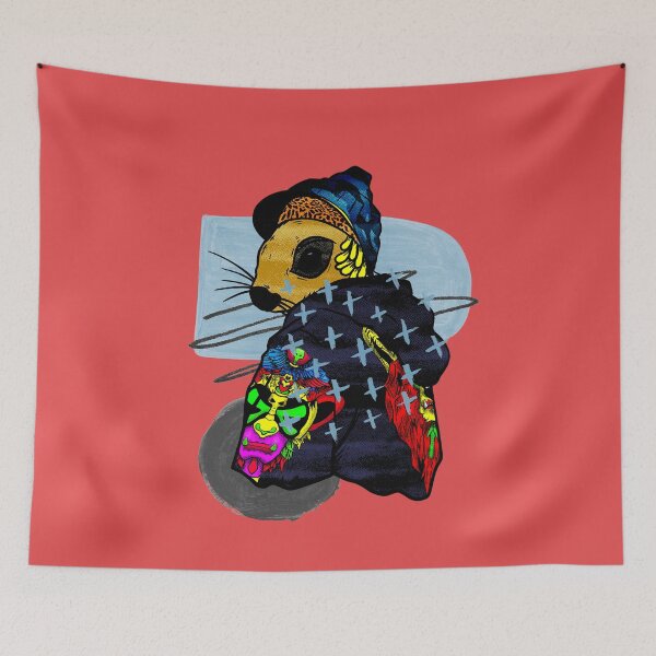 Item preview, rat with very cool beanie designed and sold by Brotherconk.